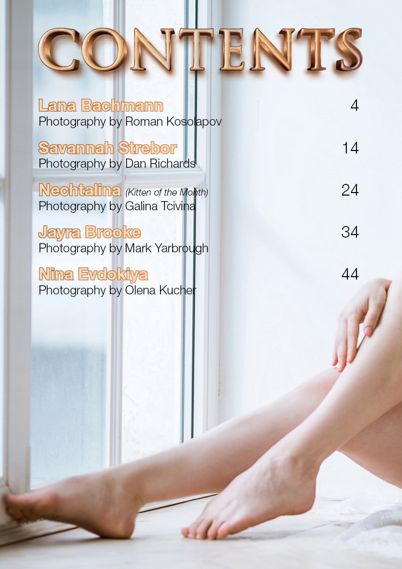 Vanquish Magazine - Gorgeous Blondes - March 2026 - Nina Evdokiya