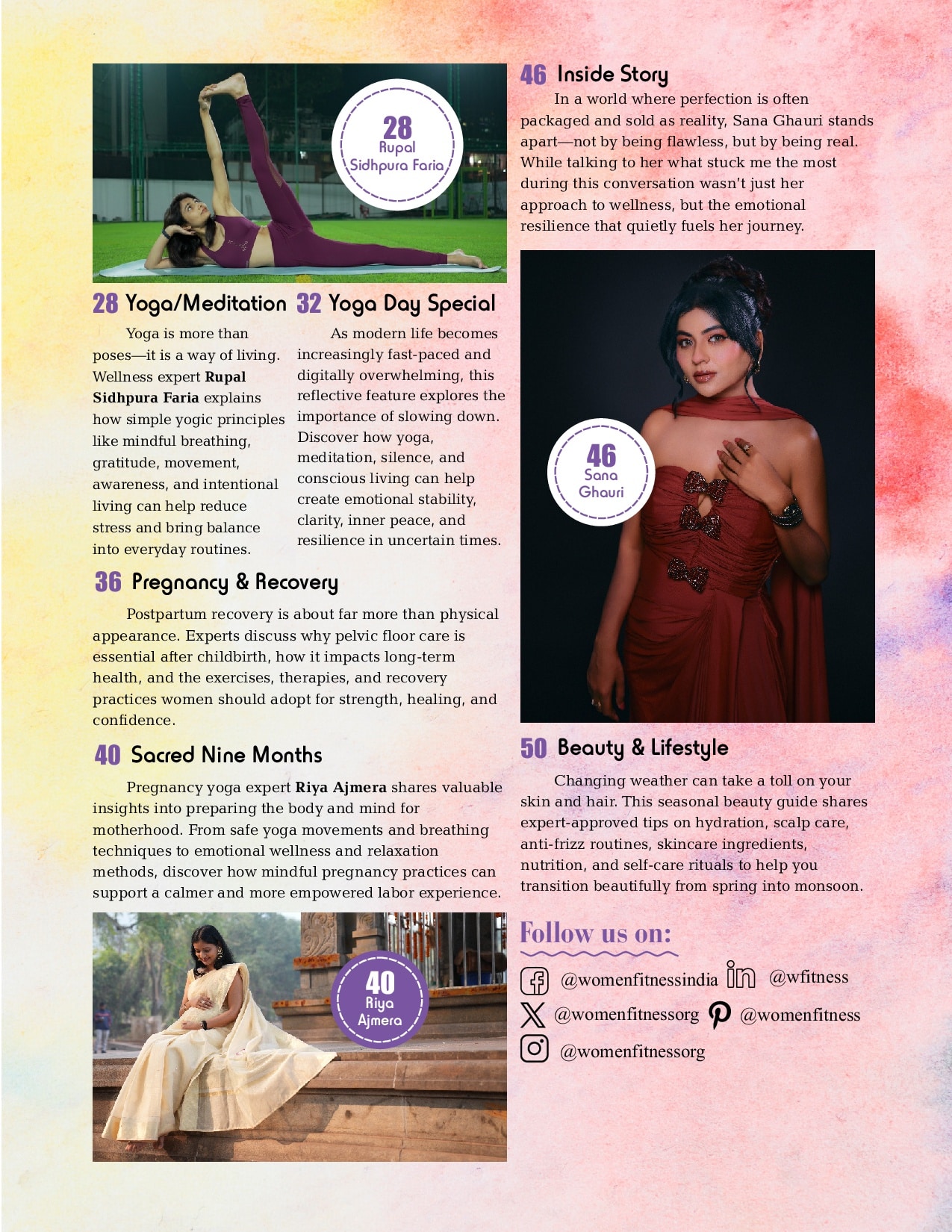 Women Fitness India Magazine - July 2026 - Dr Rebecca Pinto