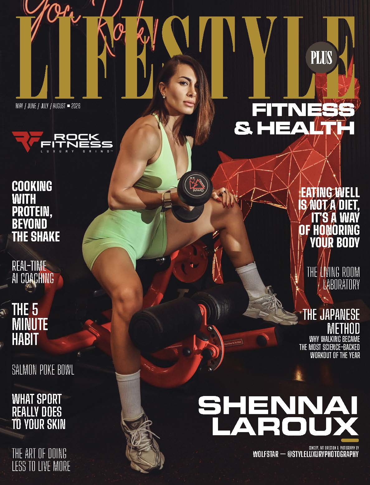 Lifestyle Plus Magazine - Fitness & Health Edition - August 2026 - Shennai Laroux Lifestyle Plus Magazine – Fitness & Health Edition – August 2026 – Shennai Laroux